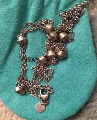 Tiffany & Co.  925 Sterling Silver Chain Link 30 " Necklace Authentic Vintage