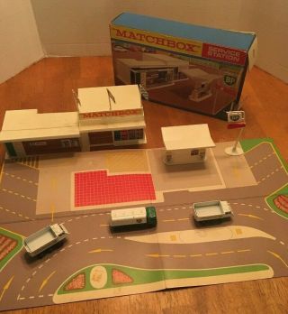 Vintage Matchbox MG - 1 Service Station BP Made in England Lesney Product 4