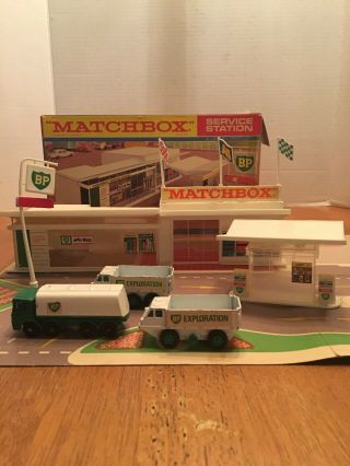 Vintage Matchbox MG - 1 Service Station BP Made in England Lesney Product 5
