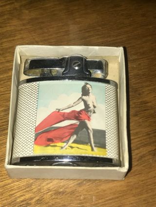 Vintage Pac Japan Lighter - Double Sided Nude Woman -