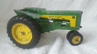 Old Vtg Eska 60 John Deere Die Cast Metal Farm Toy Tractor 1/16 Ertl