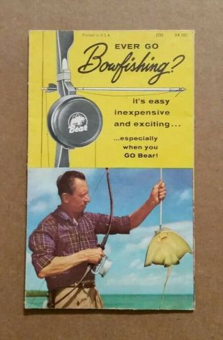 Bear Archery Co.  Grayling,  MI. ,  Sales Brochure,  1950 ' s 2