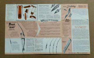 Bear Archery Co.  Grayling,  MI. ,  Sales Brochure,  1950 ' s 3