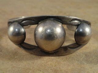 Vintage Pawn Navajo Sterling Silver Cuff Bracelet 2