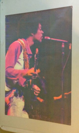 Jimi Hendrix vintage blacklight poster Gemini Rising Garcia Psychedelic 1970 2