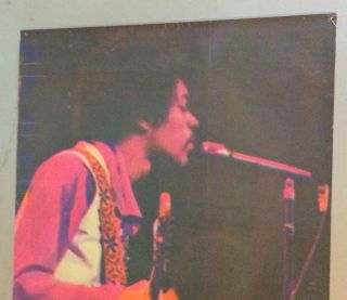 Jimi Hendrix vintage blacklight poster Gemini Rising Garcia Psychedelic 1970 4