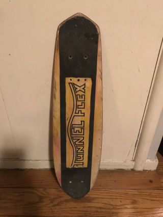 Vintage Fiberglass Skateboard Multi - Ply Fibre Skate Board Tunnel Flex
