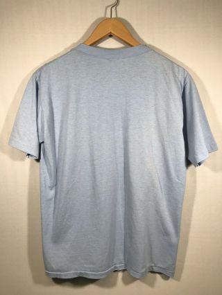 True Vintage 1970s 1980s Nike Logo T - Shirt Single Stitch Pinwheel Era Size Large 3