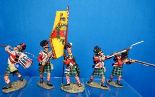 king &country 54mm napoleonic French & Scottish at Waterloo 7 figs2007 RARE 4