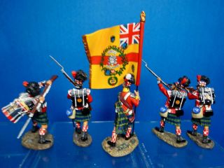 king &country 54mm napoleonic French & Scottish at Waterloo 7 figs2007 RARE 5