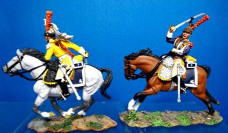 king &country 54mm napoleonic French & Scottish at Waterloo 7 figs2007 RARE 7