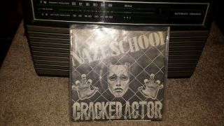 Nazi School Cracked Actor Cover & Sleeve Punk Vintage 1981