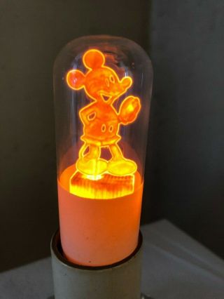 - Old Stock & Rare - Vintage Aerolux Mickey Mouse Bulb In Carton