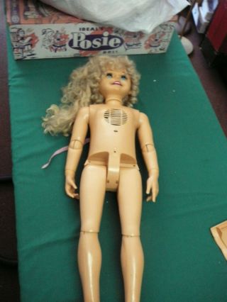 Vintage Playmates Jill Doll - Non Worling Or Non