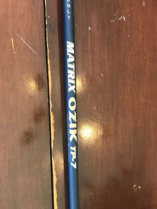 Matrix Ozik Tp7x Driver Wood Shaft Uncut Rare 46”