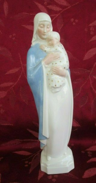 Vintage Royal Copenhagen Mary And Baby Jesus Figurine 3658