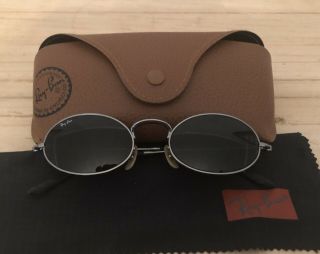 Vintage Ray Ban Oval Sunglasses,  Bausch And Lomb,  Smoke Glass Lens