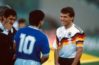 Retro Argentina Away Football Shirt 1990 World Cup Final Maradona Rare Vintage L 7
