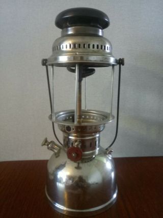 Vintage Optimus No.  300 Brass Pressure Kerosene Lamp Lantern Sweden