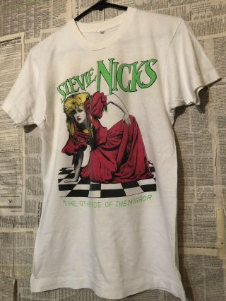 Vtg 80s Stevie Nicks The Other Side Of The Mirror Rock Band T - Shirt