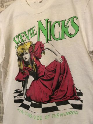 Vtg 80s Stevie Nicks The Other Side Of The Mirror Rock Band T - shirt 2