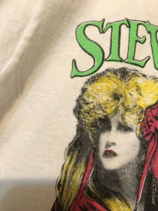 Vtg 80s Stevie Nicks The Other Side Of The Mirror Rock Band T - shirt 3