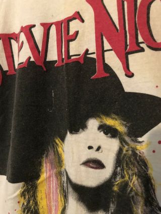 Vtg 80s Stevie Nicks The Other Side Of The Mirror Rock Band T - shirt 8