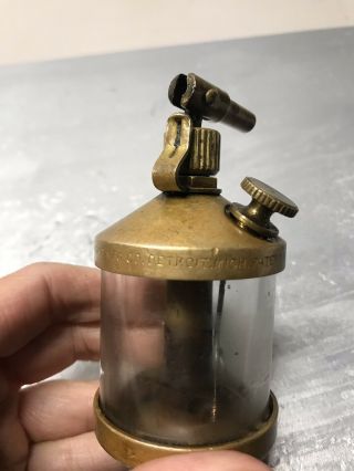 LAVIGNE MFG CO.  Brass Oiler Hit Miss Gas Engine Steampunk Vintage Antique 5