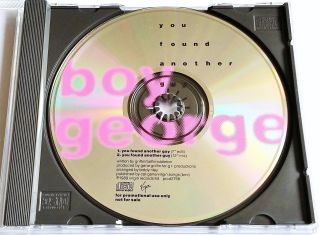 Boy George You Found Another Guy Rare 1989 Usa Dj Promo Cd Single - Culture Club