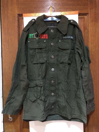 Adidas Bob Marley Military Jacket Rare Vintage