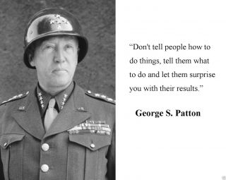 General George S.  Patton World War 2 Wwii Usa U.  S.  8 X 10 Photo Picture Jn1
