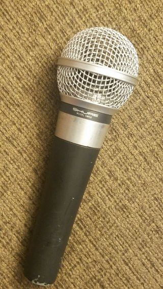 Vintage Shure Sm - 58 Mic - Made In Usa Model - 