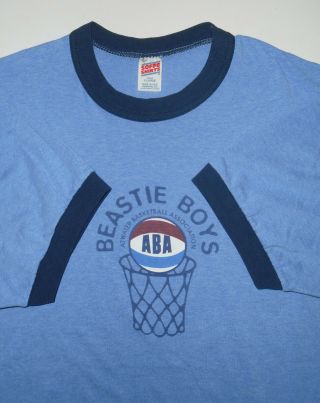 Vtg Nos 90s (1994) Beastie Boys Ringer T - Shirt Atwater Basketball 50/50 Usa Xl