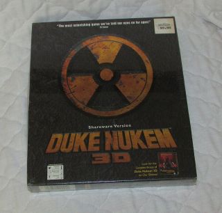 Rare Duke Nukem 3d Shareware Version Pc Cd - Rom Game