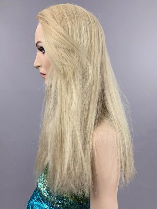 Rootstein Hardcap Mannequin Wig Long Blonde Calendar Girls Patina Vtg Hard Cap 2