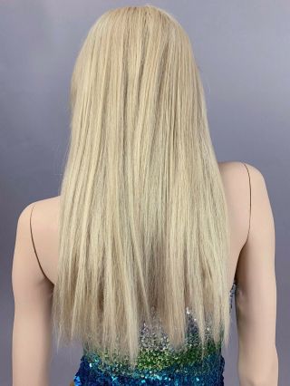 Rootstein Hardcap Mannequin Wig Long Blonde Calendar Girls Patina Vtg Hard Cap 4
