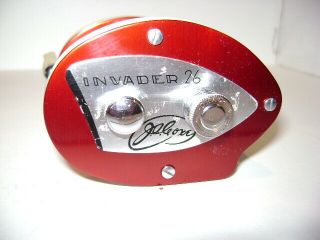 Vintage Bronson / J.  A.  Coxe INVADER 26 Reel in Case 4