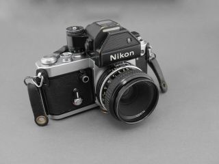 Vintage Nikon F2 Photomic Finder With 50mm F2 Lens Fresh Overhaul Seals