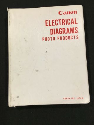 Vintage Oem Canon A - 1,  Motor Drive Ma,  Nicd,  Speedlite 199a Wiring Diagram Guide