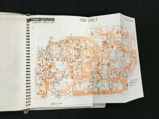 Vintage OEM Canon A - 1,  Motor Drive MA,  NiCd,  Speedlite 199A Wiring Diagram Guide 8