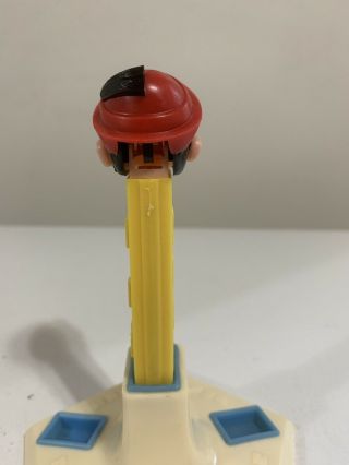 Vintage PINOCCHIO PEZ Dispenser,  NO FEET,  Yellow Stem 3