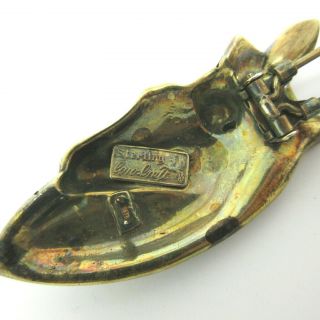CORO CRAFT Sterling Gold Vermeil DOUBLE HORSE HEAD DUETTE Pin/ Fur Repair/ Parts 5