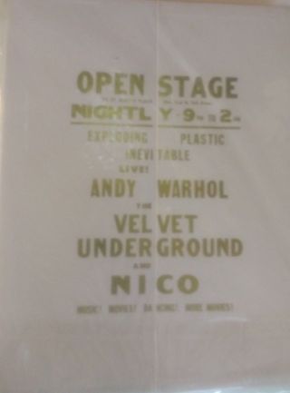 Velvet Underground & Nico: York Art Book - Rare Ltd Ed