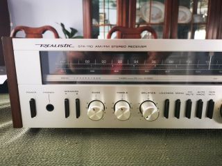 Vintage Realistic STA - 110 Am/Fm Stereo Receiver. 3