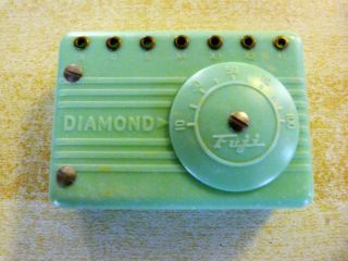 Vintage Fuji Diamond Crystal Radio Extremely Rare.