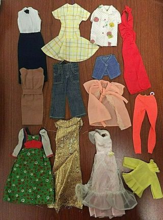 1960 ' s & 1970 ' s Vintage Barbie Clothes 40 Items,  Doll 2