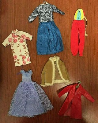 1960 ' s & 1970 ' s Vintage Barbie Clothes 40 Items,  Doll 5