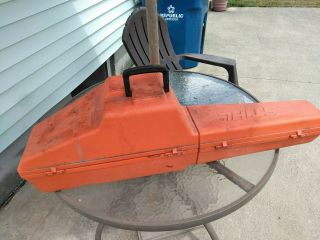 Vintage Stihl Chainsaw Lockable Carrying Case 4