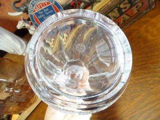 Vintage BACCARAT Crystal Decanter Bottle w/ Stopper Courvoisier V.  O.  C. 5