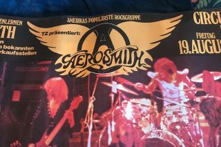 Aerosmith - Munich Mid 1970s Vintage Poster 3